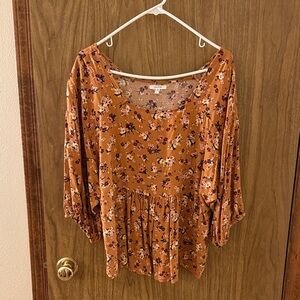 Size large Maurice's fall floral top